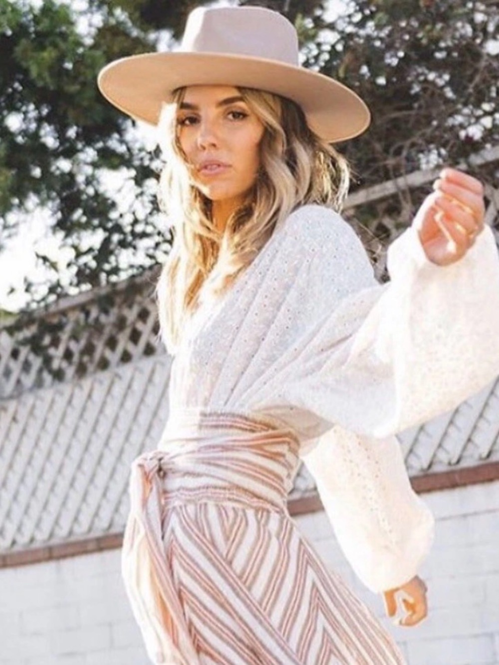 Free People 100% Cotton Maddison Eyelet Blouse